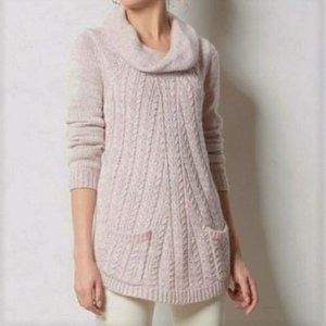 Anthropologie Guinevere Cable Knit Sweater - Size Small
